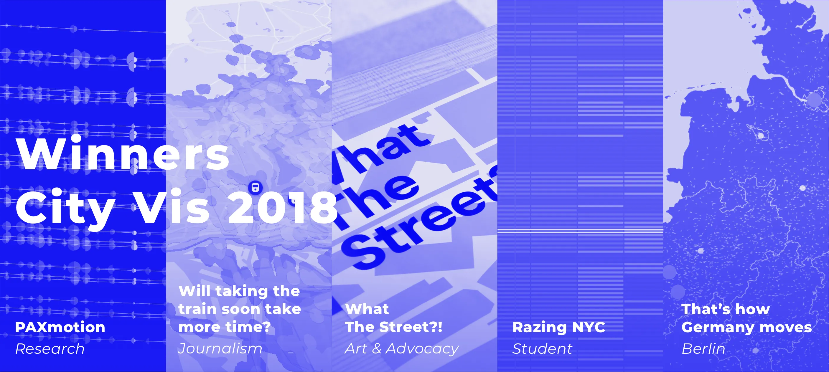 Cover image for What the Street!? winner of Art & Advocacy @ City Vis 2018